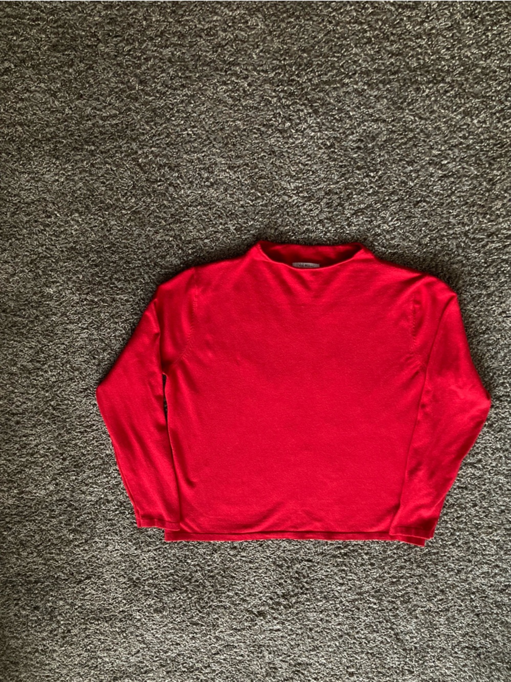 Vita Milano Red Knit Sweater – Size XL - Picture 6 of 6